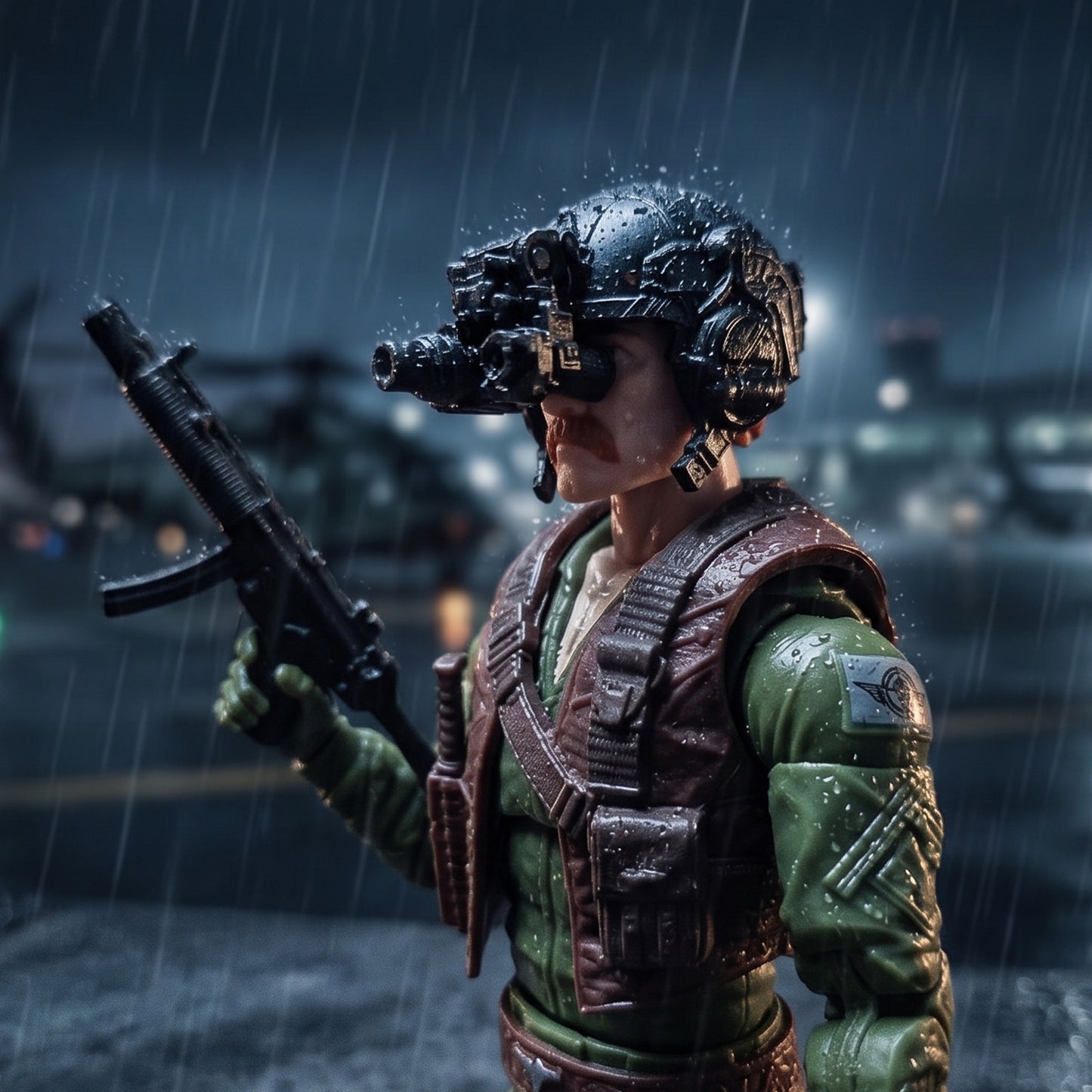 Ops Core Helmet With UNVG Mount