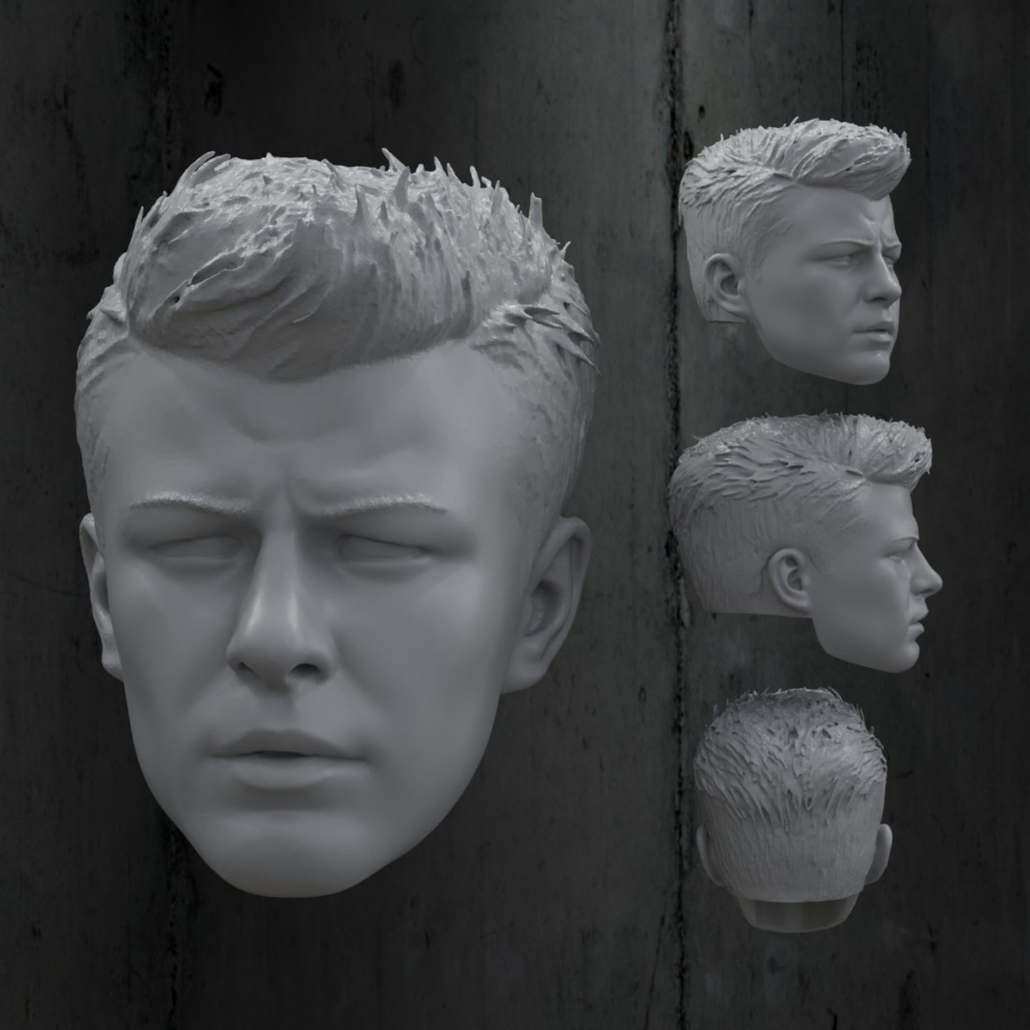 Caucasian Head 8