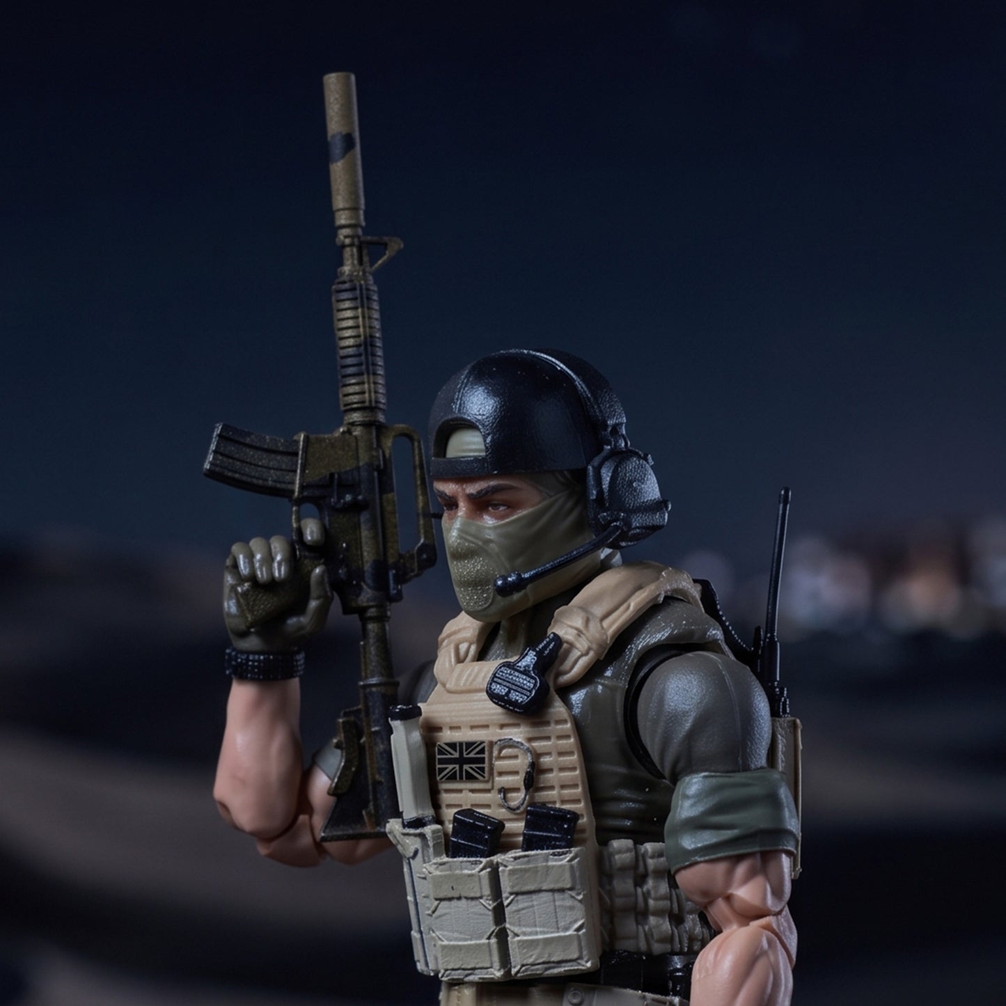 Tactical Ballcap Backwards With Headset