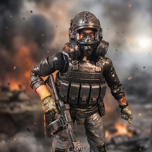 Ops Core Helmet With Gas Mask